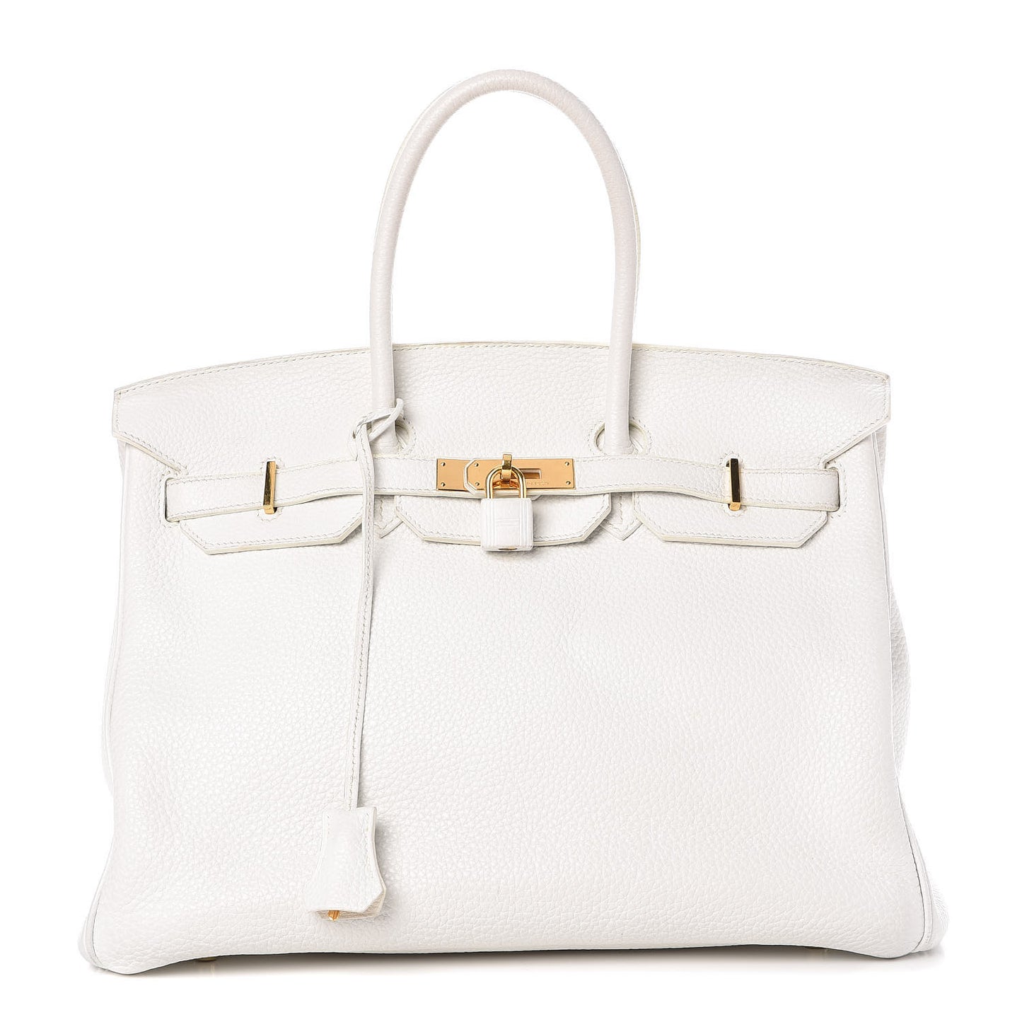 Taurillon Clemence Birkin 35 White