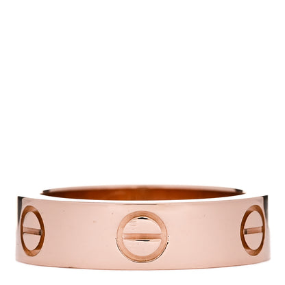 Cartier 18K Pink Gold Pink Sapphire 5.5mm LOVE Ring 54 6.75 3 of 5