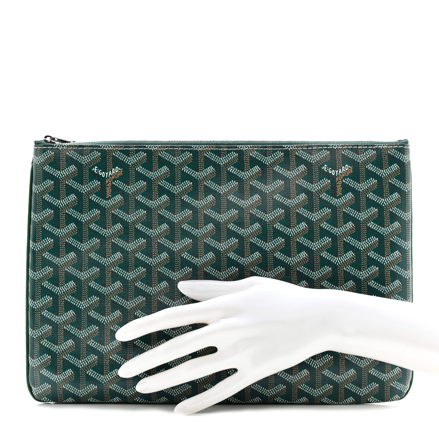 Goyardine Senat Pochette MM Green