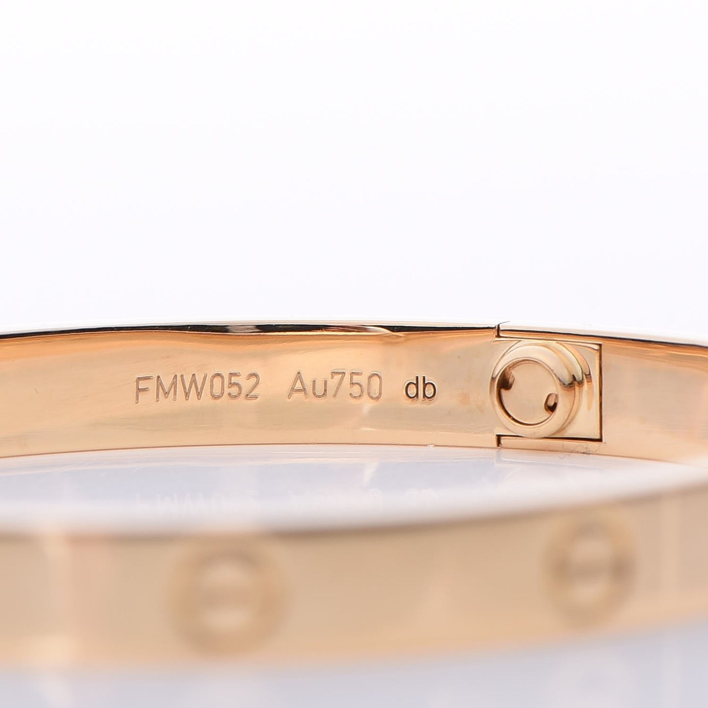 18K Yellow Gold LOVE Bracelet 19