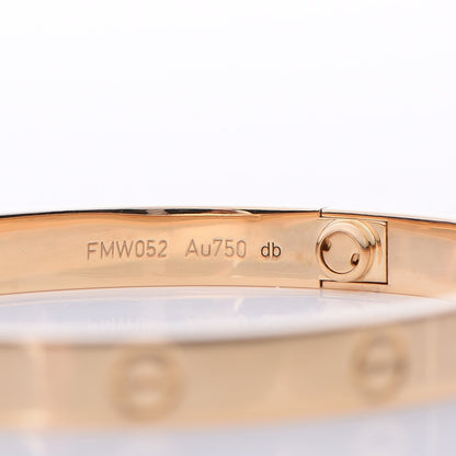 Cartier 18K Yellow Gold LOVE Bracelet 19 7 of 7