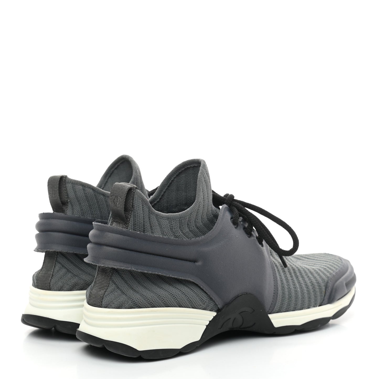 Stretch Fabric CC Sneakers 37 Grey