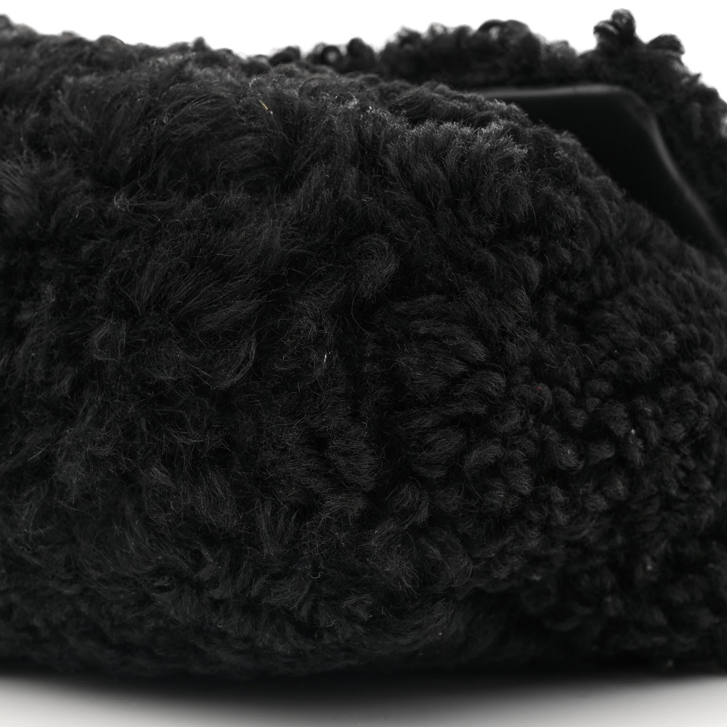 Chanel Shearling Sheepskin Medium Chanel 19 Flap Black 10 of 12