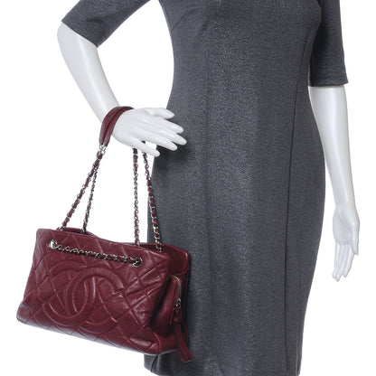 Chanel Caviar CC Timeless Soft Tote Red 2 of 7