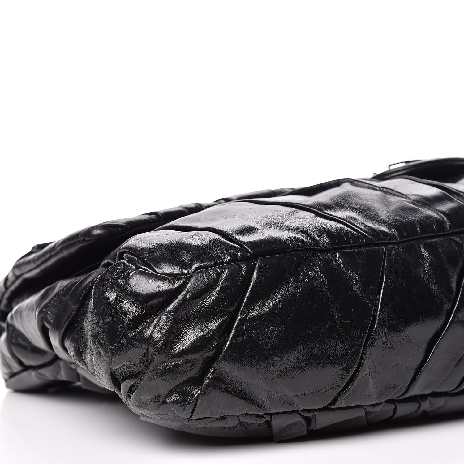 Chanel Glazed Calfskin Maxi Twisted Flap Black 5 of 15