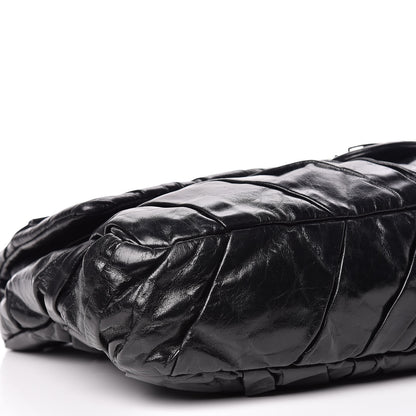 Chanel Glazed Calfskin Maxi Twisted Flap Black 5 of 15
