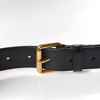 Gucci Calfskin Matelasse GG Marmont Belt Bag 95 38 Black 13 of 13