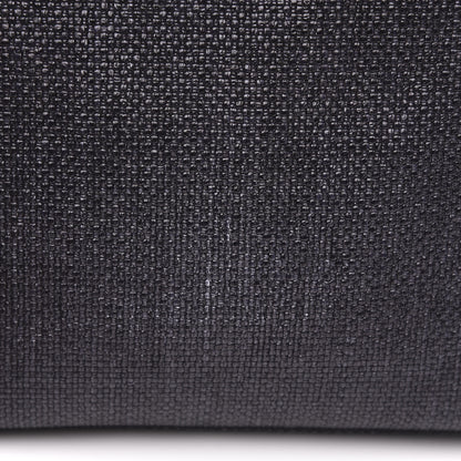 Chanel Woven Straw Raffia Mini Deauville Tote Black 11 of 12