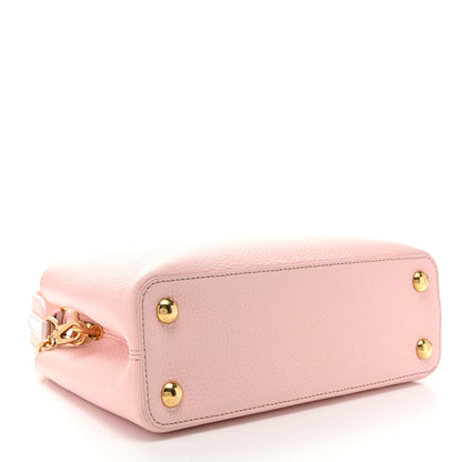 Louis Vuitton Taurillon Flower Chain Capucines BB 4 of 9