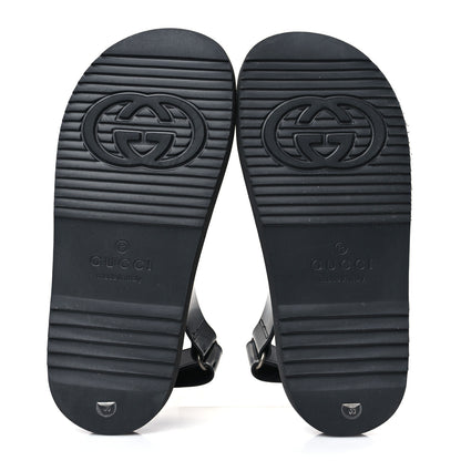 Gucci Rubber Mini Double G Womens Dad Sandals 36 Black 6 of 8