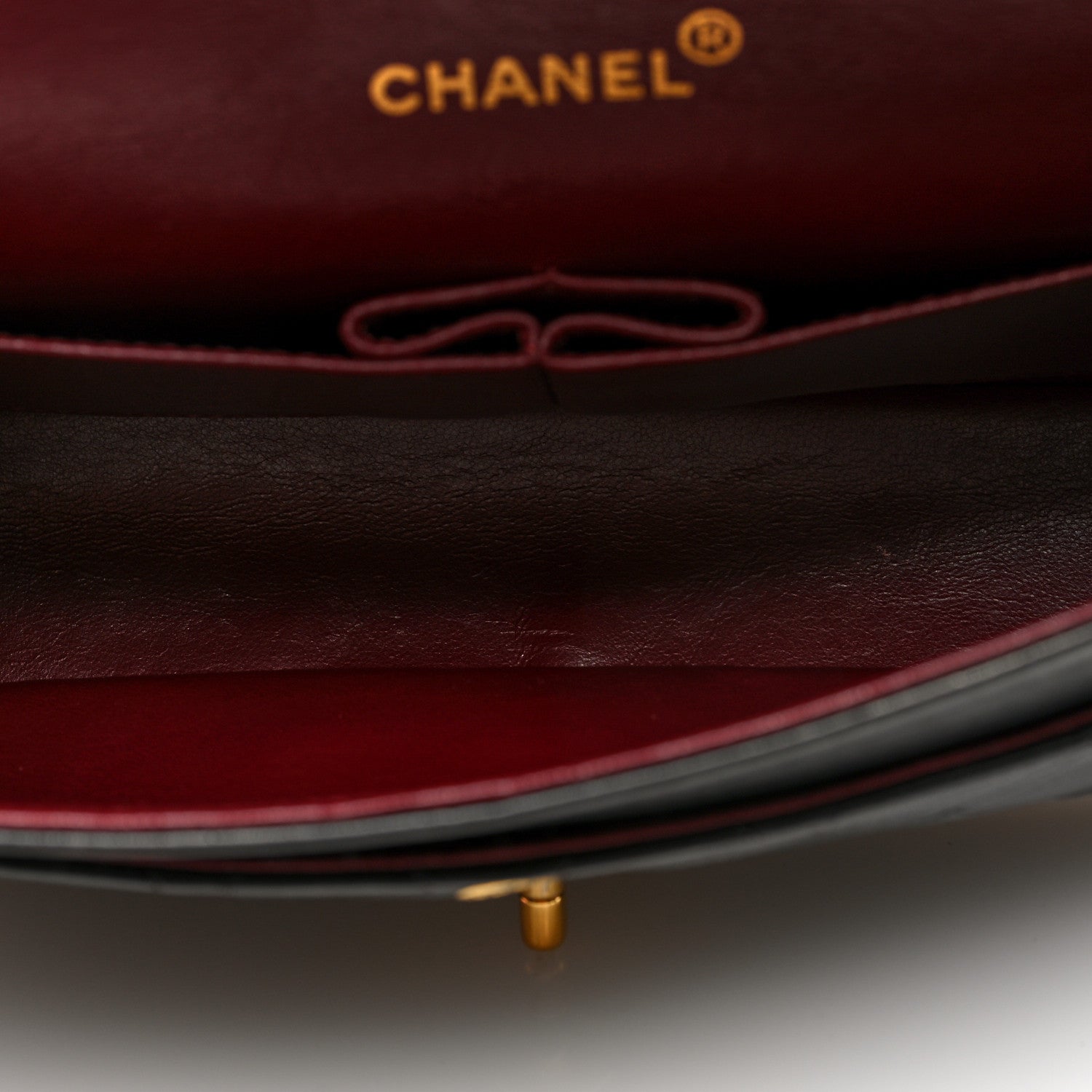 Chanel Lambskin Quilted Medium Double Flap Black 5 of 10