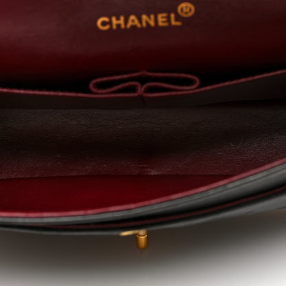 Chanel Lambskin Quilted Medium Double Flap Black 5 of 10