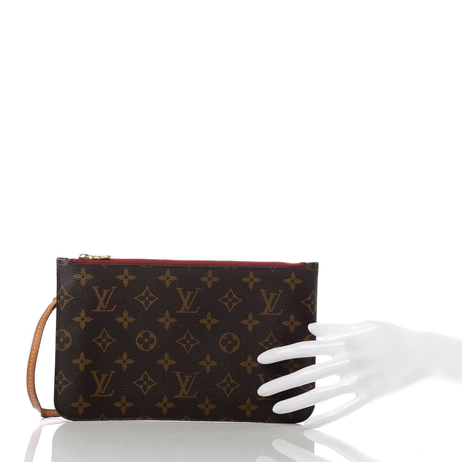 Louis Vuitton Monogram Neverfull MM GM Pochette Cherry 2 of 7