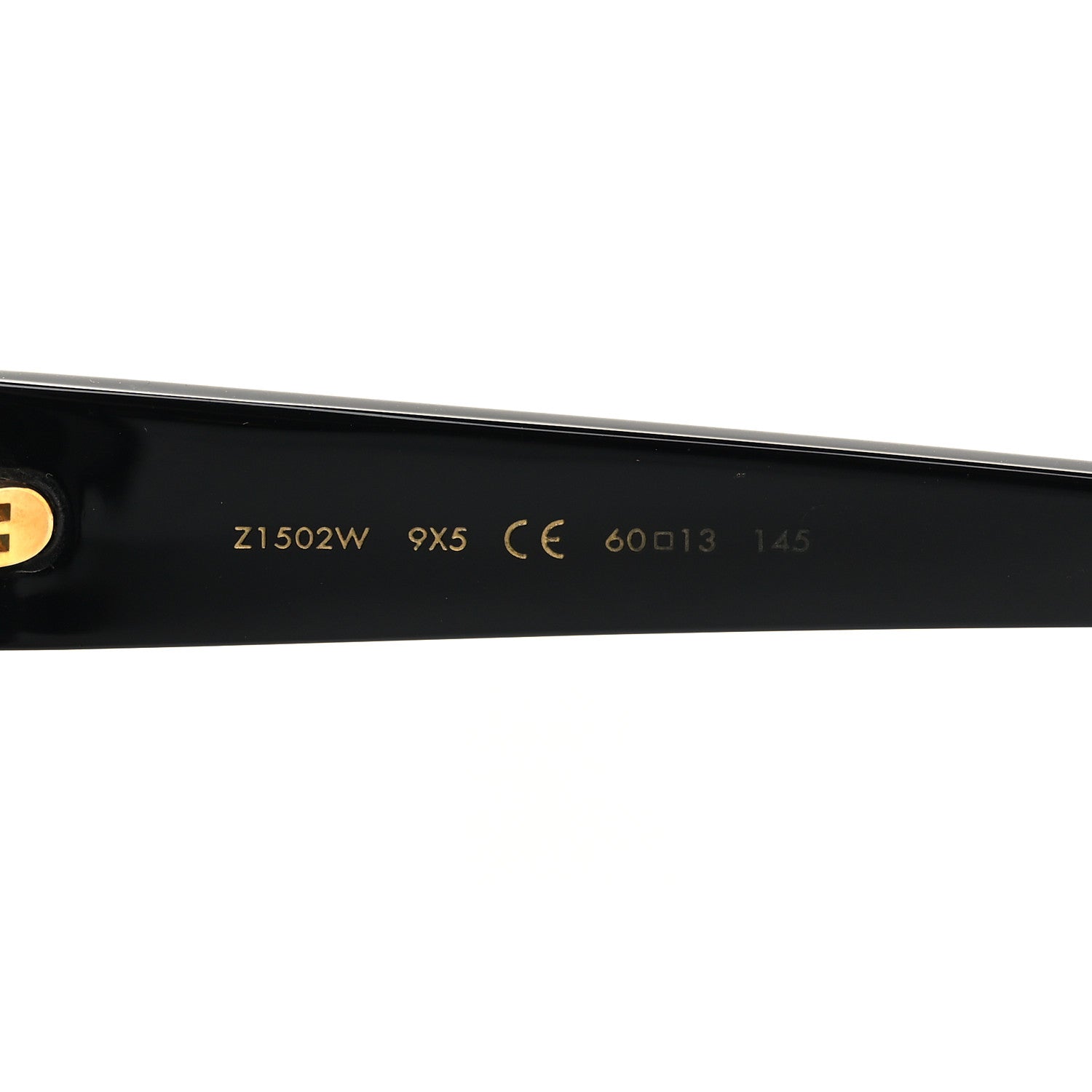 Louis Vuitton Acetate Evidence Z1502W Sunglasses Black 6 of 8