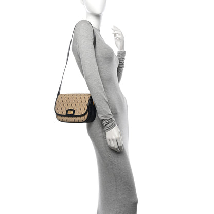 Saint Laurent Canvas Monogram All Over Satchel Bag Beige 2 of 13