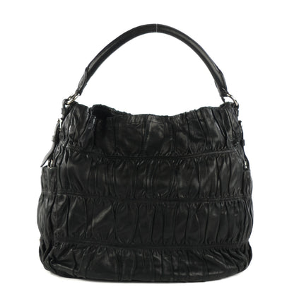 Prada Nappa Gaufre Hobo Nero Black 1 of 8