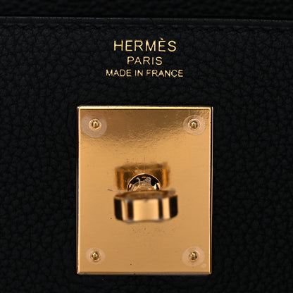 Hermes Togo Kelly Retourne 28 Black 5 of 9