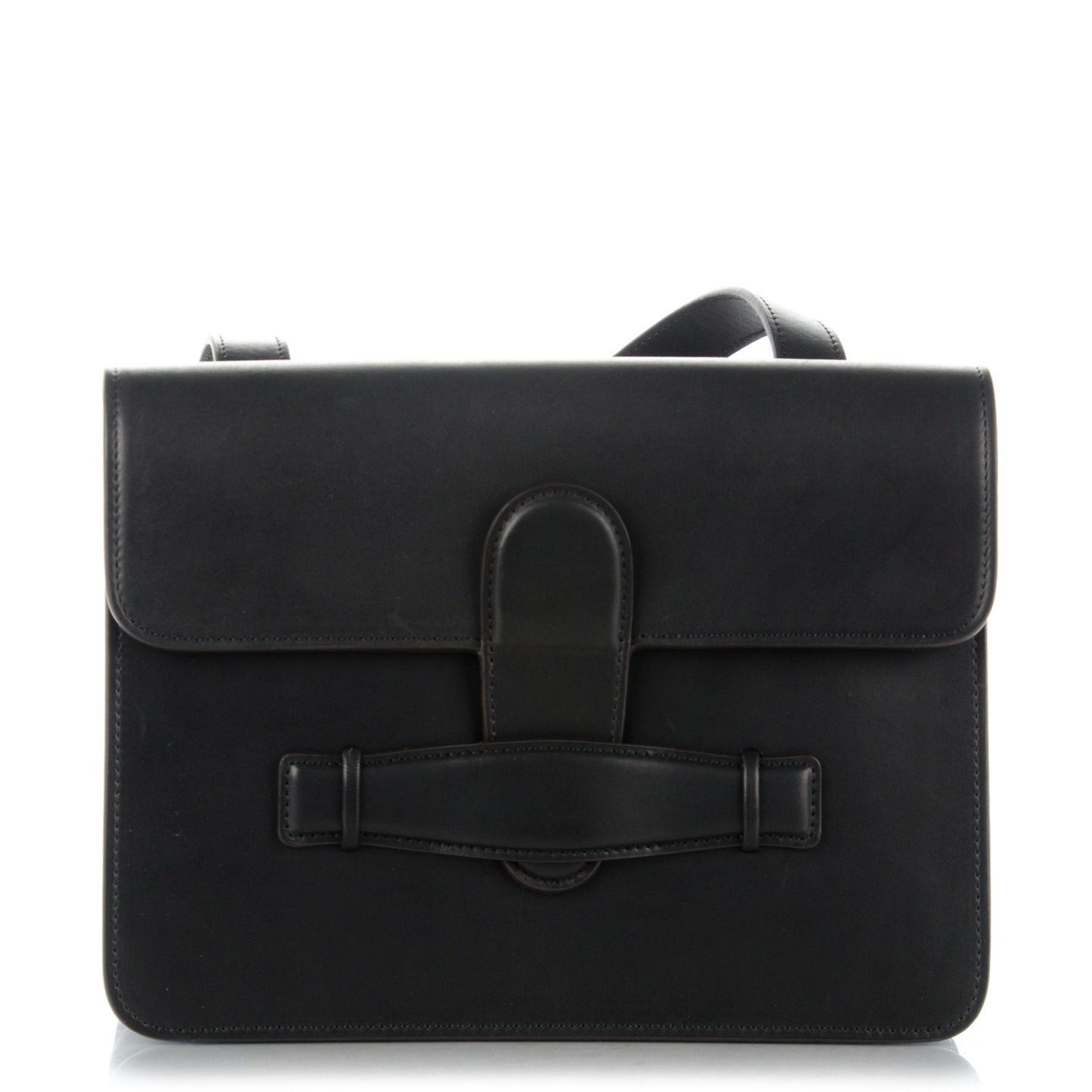 Natural Calfskin Medium Symmetrical Bag Black