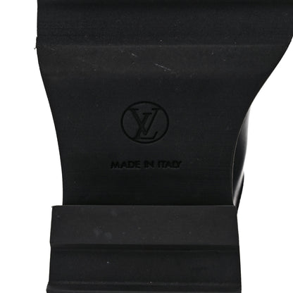 Louis Vuitton Calfskin Monogram Beaubourg Ankle Boots 37.5 Black 7 of 9