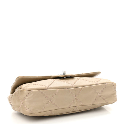 Chanel Metallic Lambskin Stitched Mini Flap Beige 4 of 13
