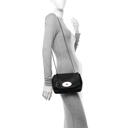Mulberry Glossy Goatskin Small Lily Flap Black 2 of 16