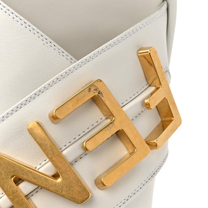 Fendi Vitello Womens Fendigraphy Slide Sandals 40 White Ice 11 of 11