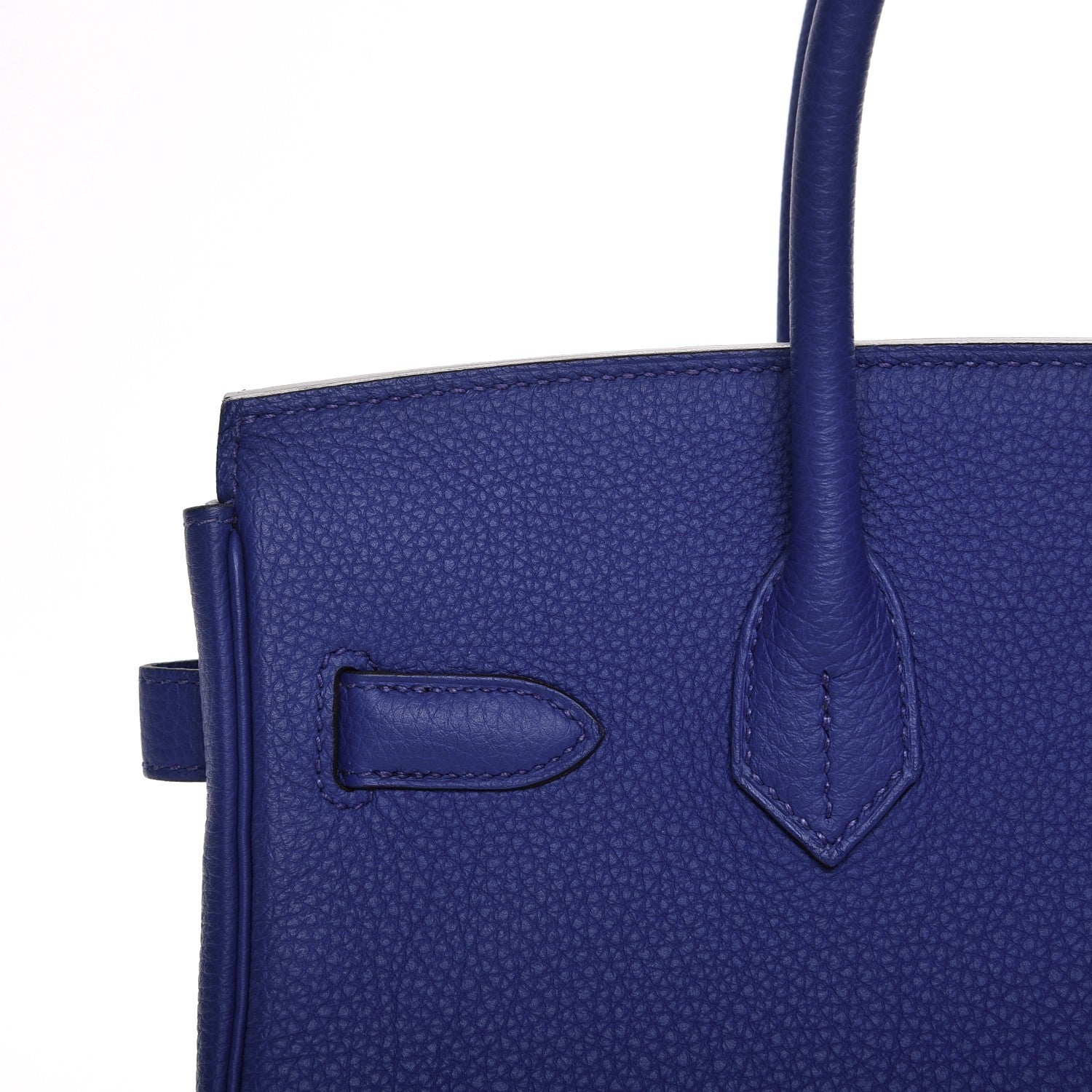 Hermes Togo Birkin 30 Bleu Electrique 26 of 30