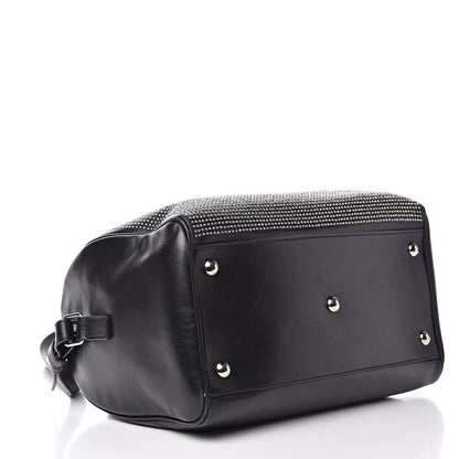 Saint Laurent Calfskin Studded Classic Duffle 6 Black 4 of 17
