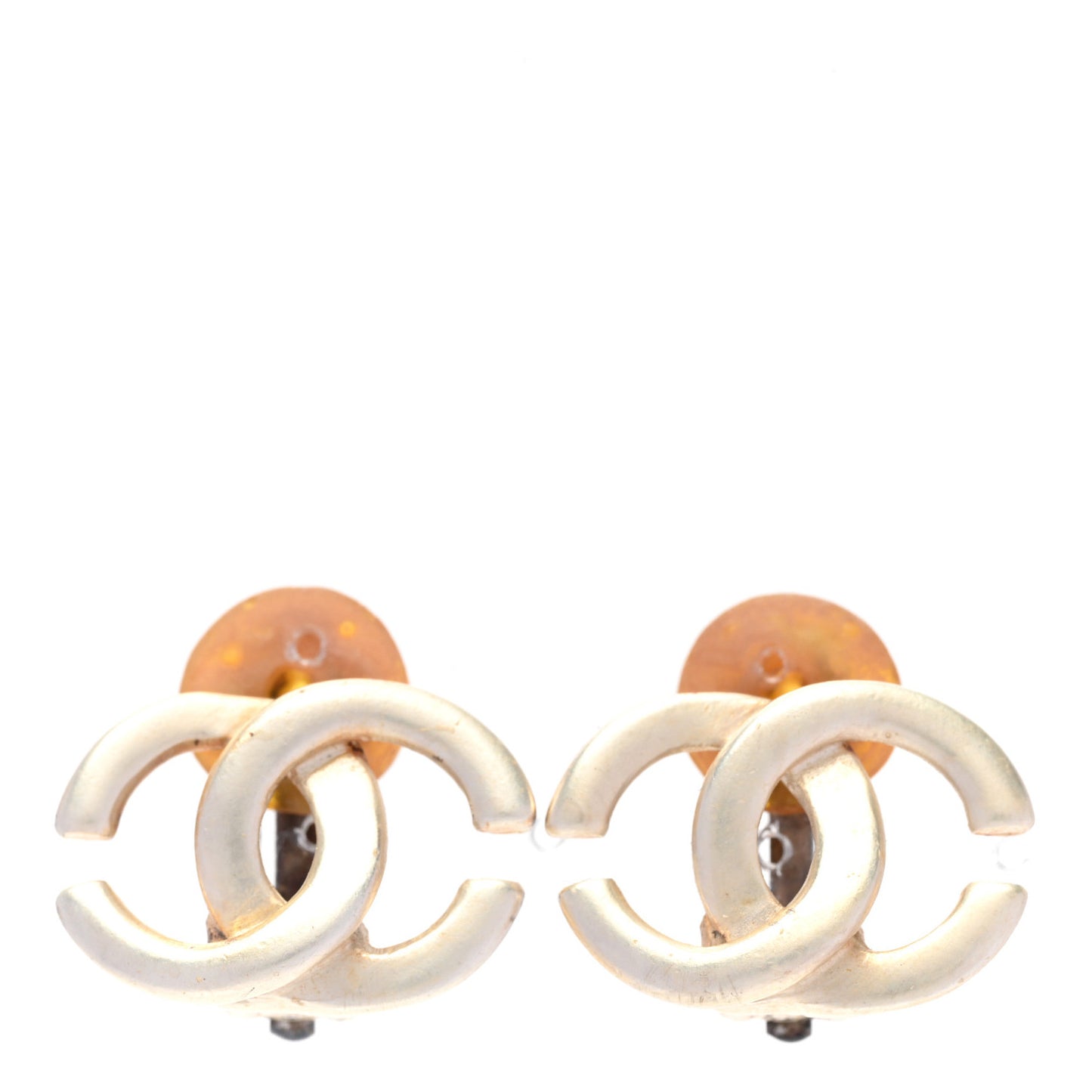 CC Clip On Earrings Gold
