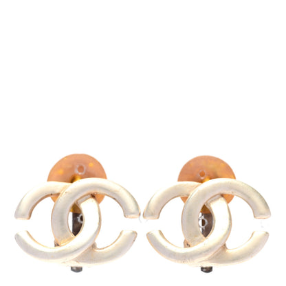 Chanel CC Clip On Earrings Gold 1 of 4