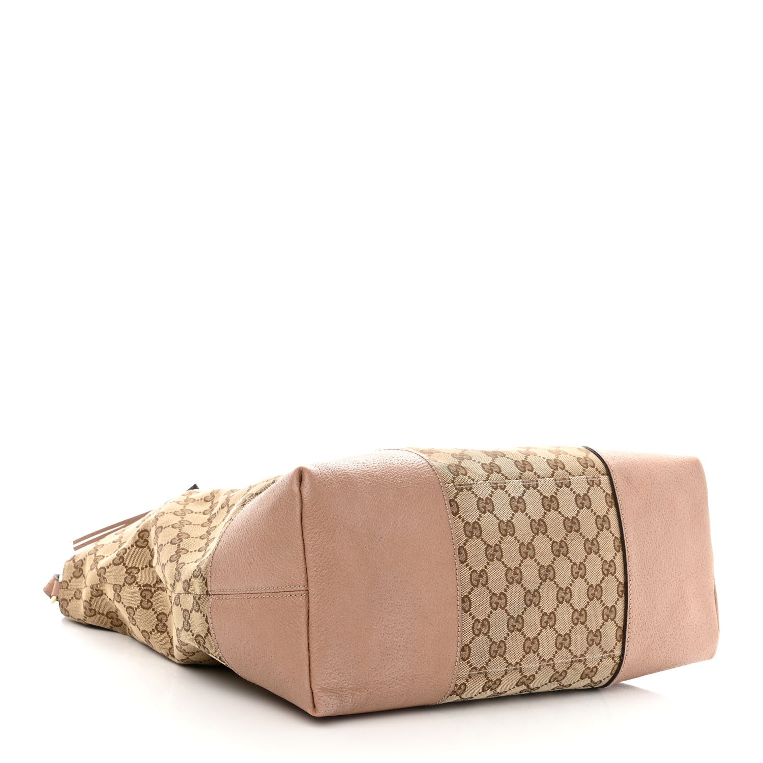 Gucci Monogram Large Bree Foldover Tote Beige Soft Pink 4 of 14