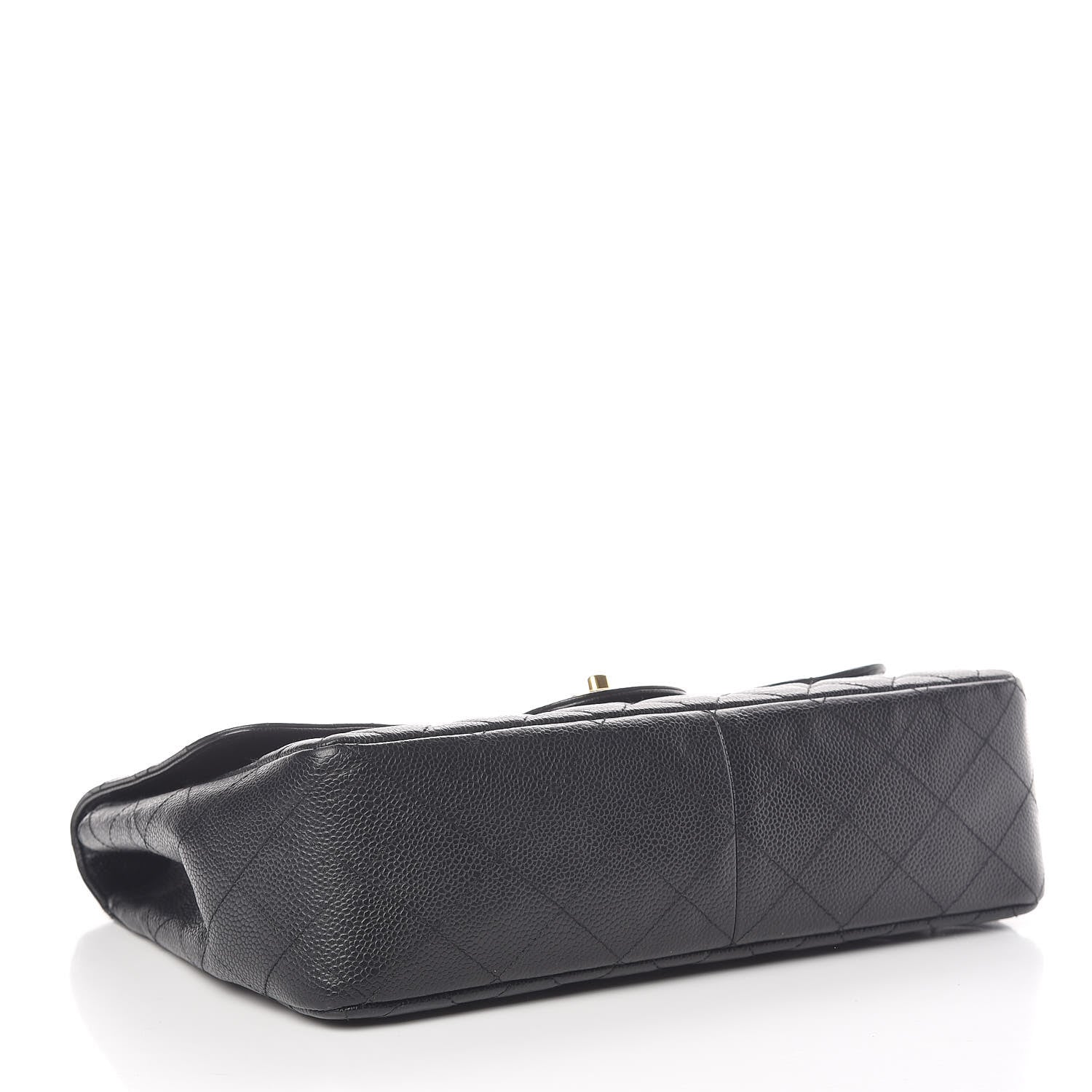 Chanel Caviar Quilted Jumbo Single Flap Black 4 of 11