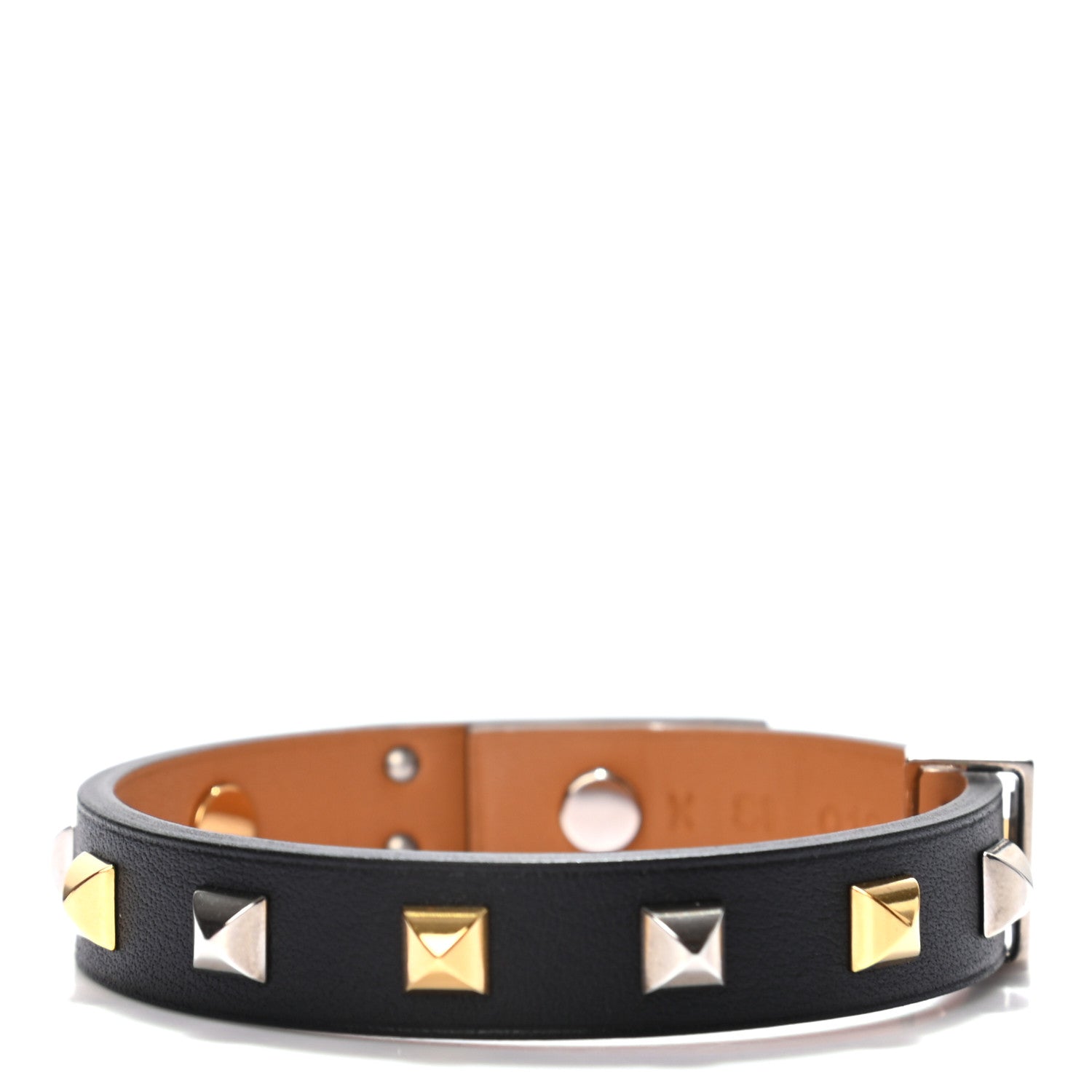 Hermes Swift Mini Dog Clous Carres Bracelet T3 Black 3 of 6