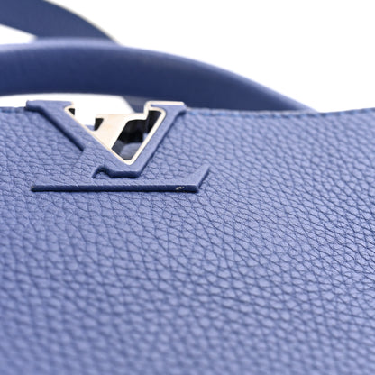 Louis Vuitton Taurillon Capucines BB Blue 11 of 12