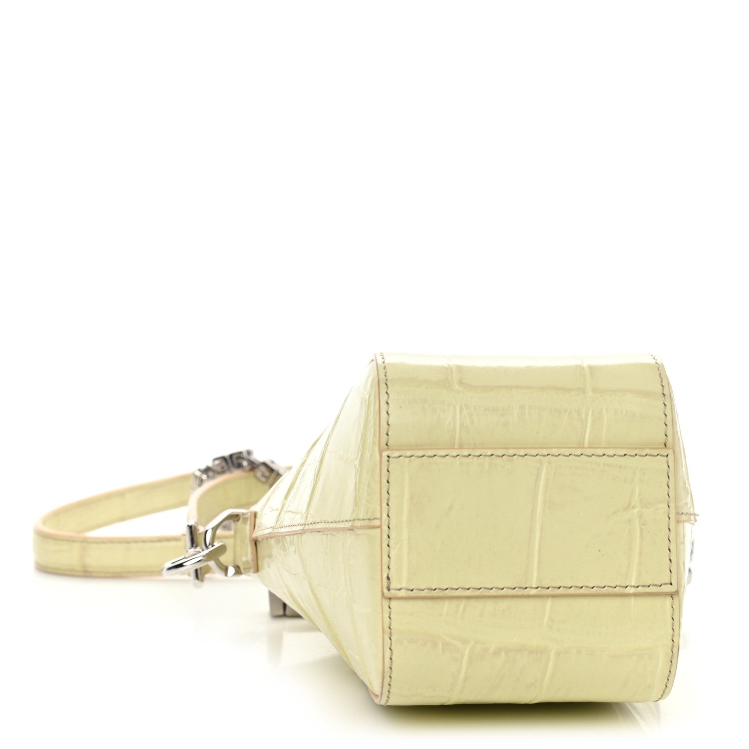 Givenchy Calfskin Crocodile Embossed Mini Vertical Antigona Natural 4 of 11