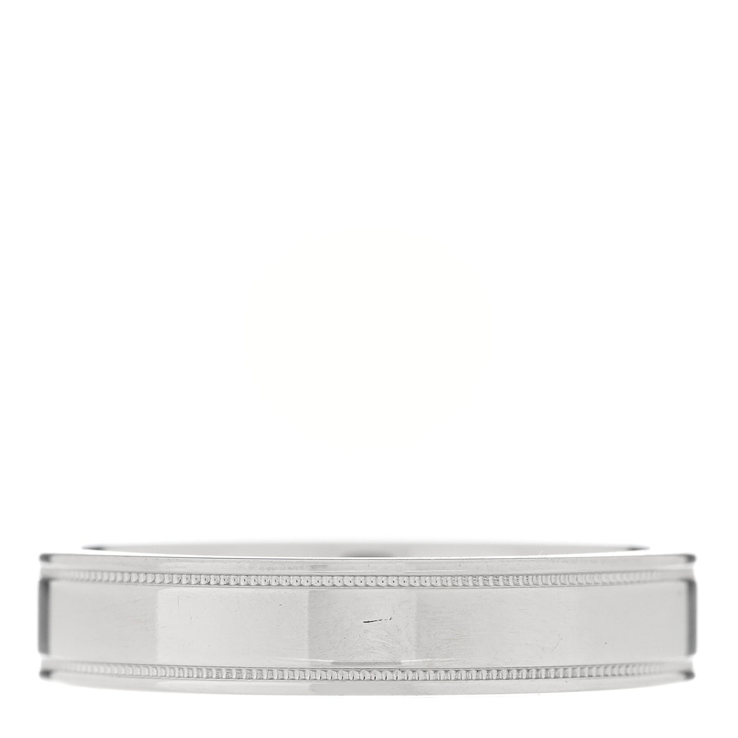 Platinum Diamond 4mm Together Milgrain Wedding Band Ring 52 6