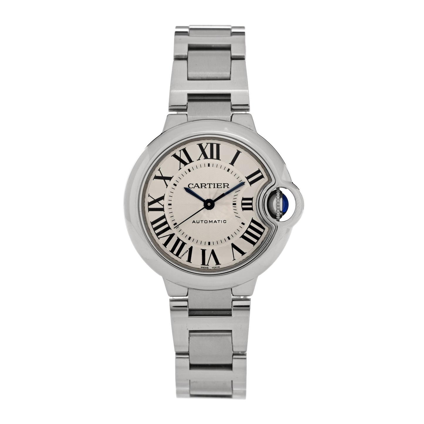 Stainless Steel 33mm Ballon Bleu De Cartier Automatic Watch