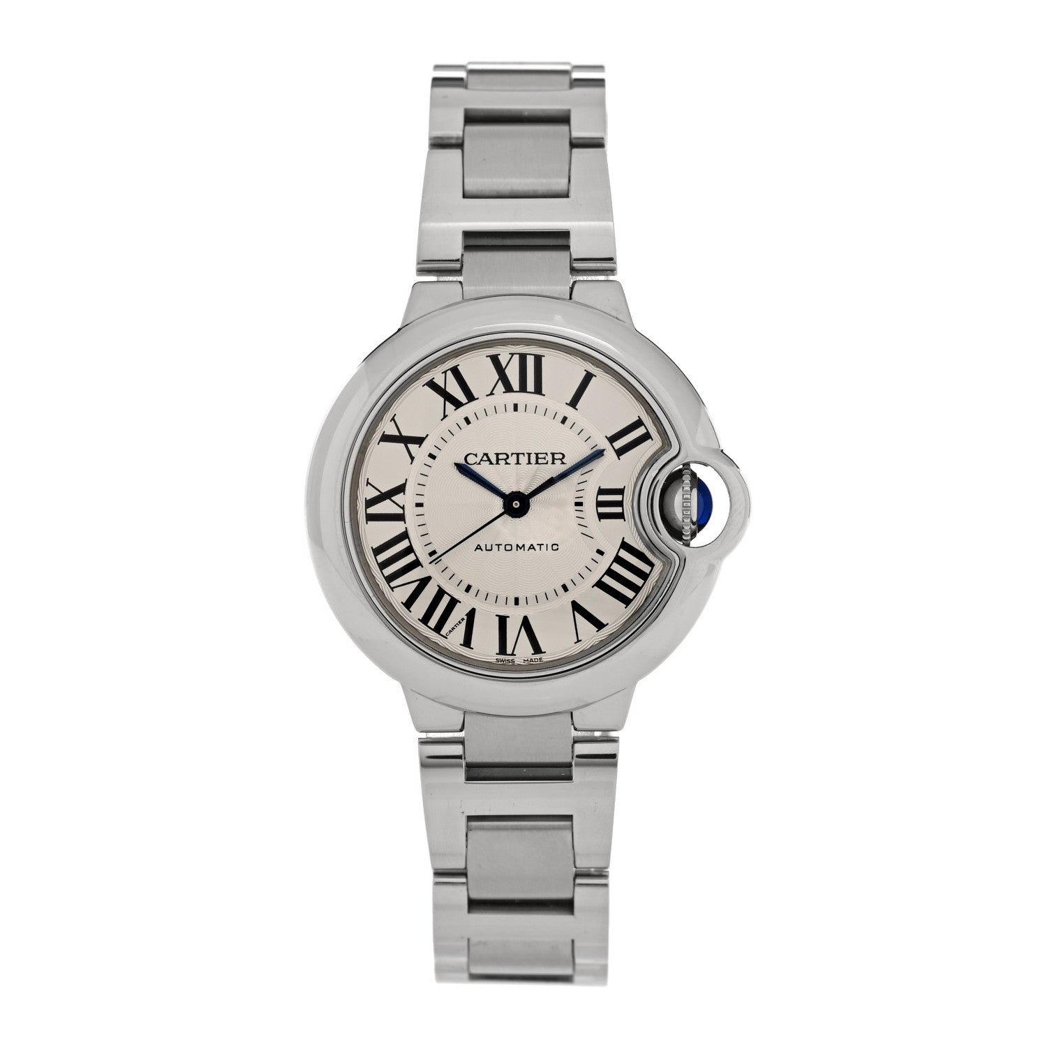 Cartier Stainless Steel 33mm Ballon Bleu De Cartier Automatic Watch 1 of 5