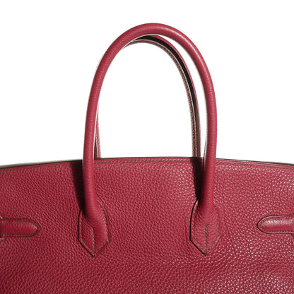 Hermes Togo Eclat Horseshoe Birkin 35 Rubis Vert Veronese 14 of 30