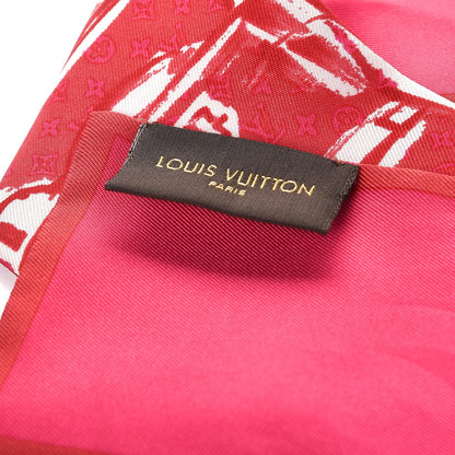 Louis Vuitton Silk Monogram Trunks Bandeau Fuchsia 3 of 4