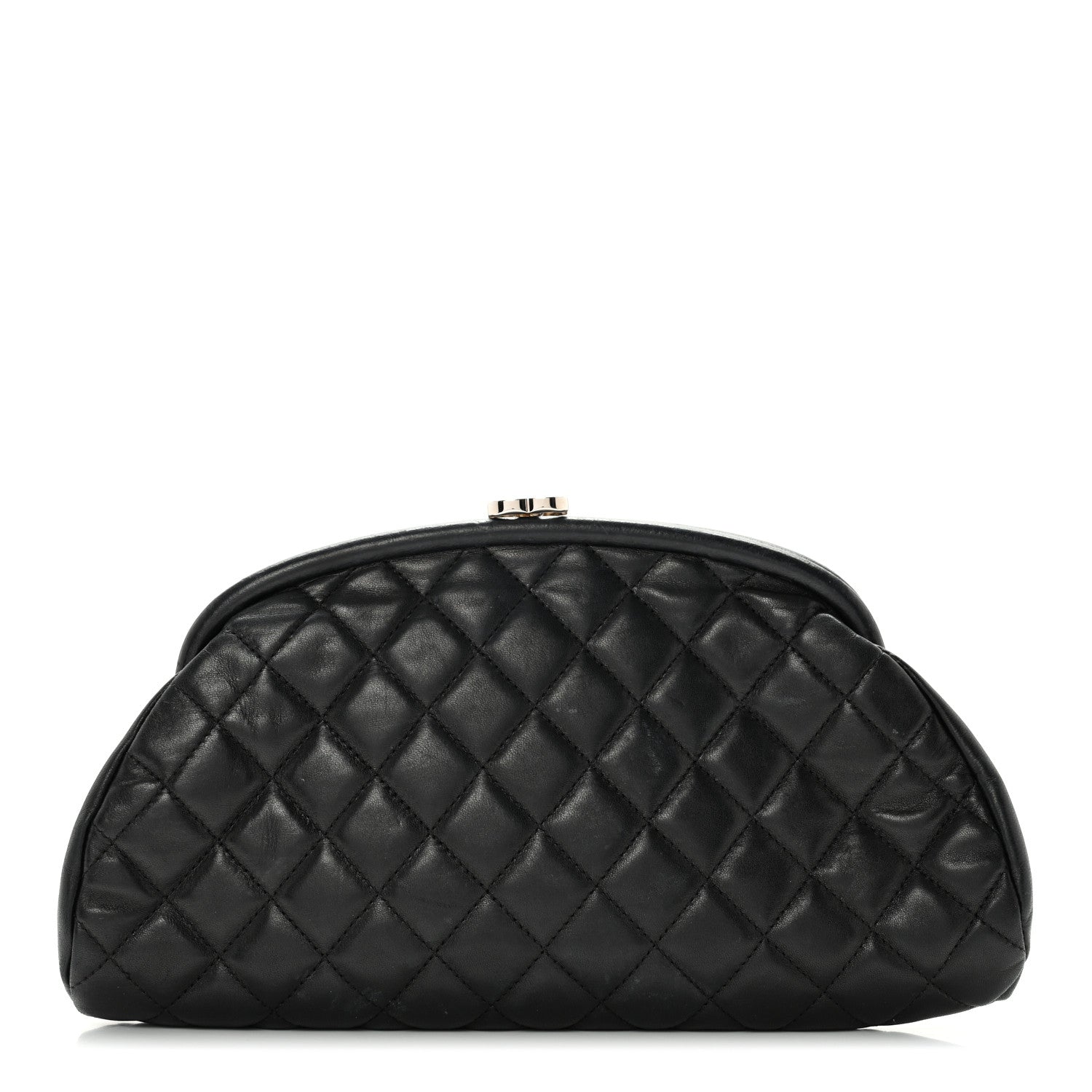 Chanel Lambskin Quilted Timeless Clutch Black 1 of 11