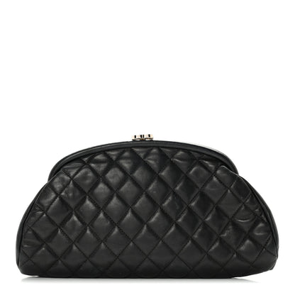 Chanel Lambskin Quilted Timeless Clutch Black 1 of 11