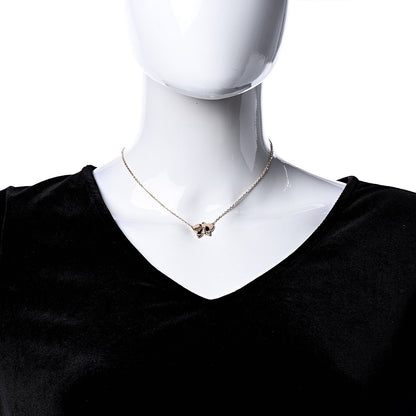 Cartier 18K Pink Gold Diamond Caresse D'Orchidees Par Necklace 2 of 6