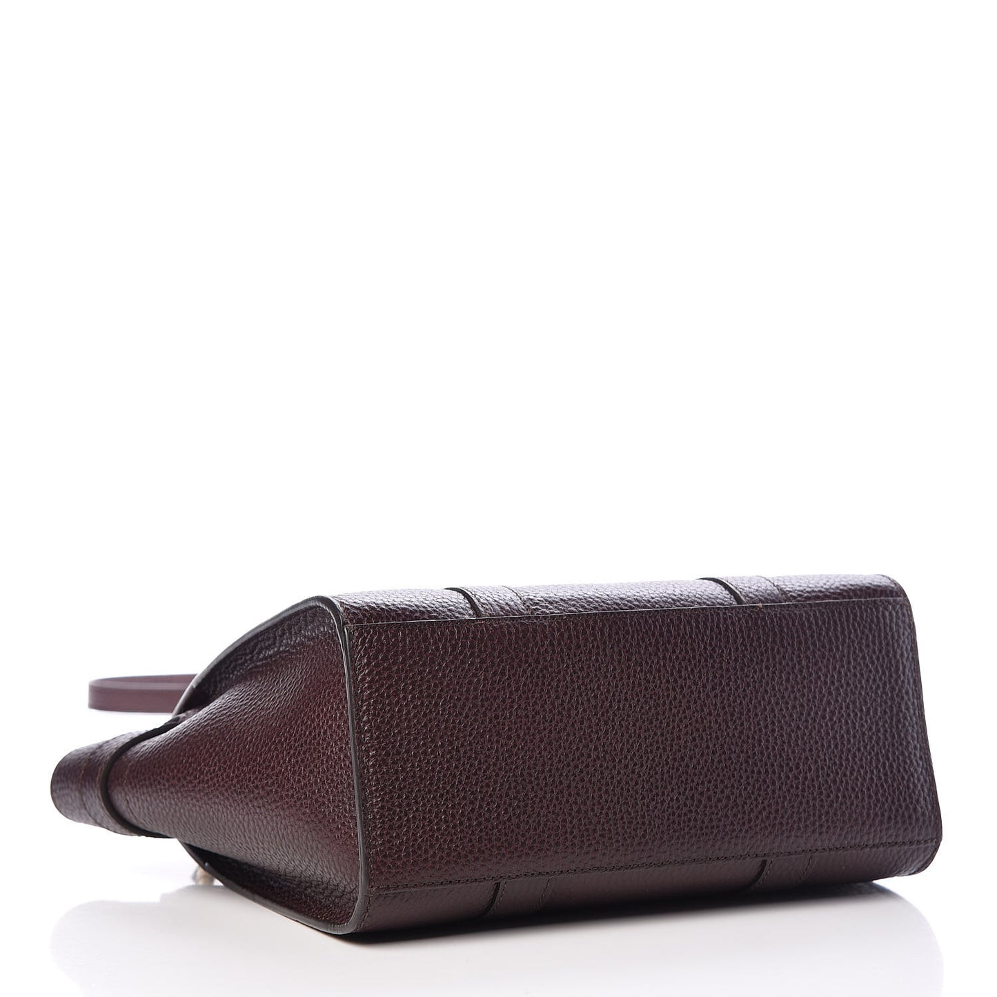 Grained Vegetable Calfskin Mini Zipped Bayswater Oxblood