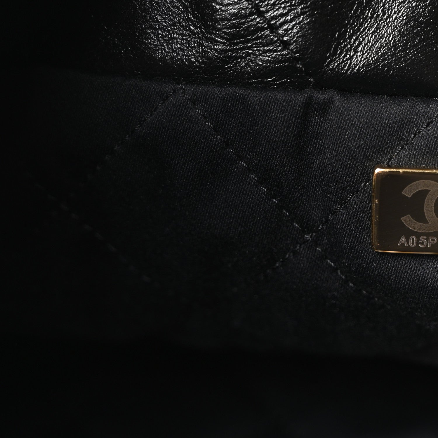 Chanel Shiny Calfskin Quilted Small Chanel 22 Black 7 of 10