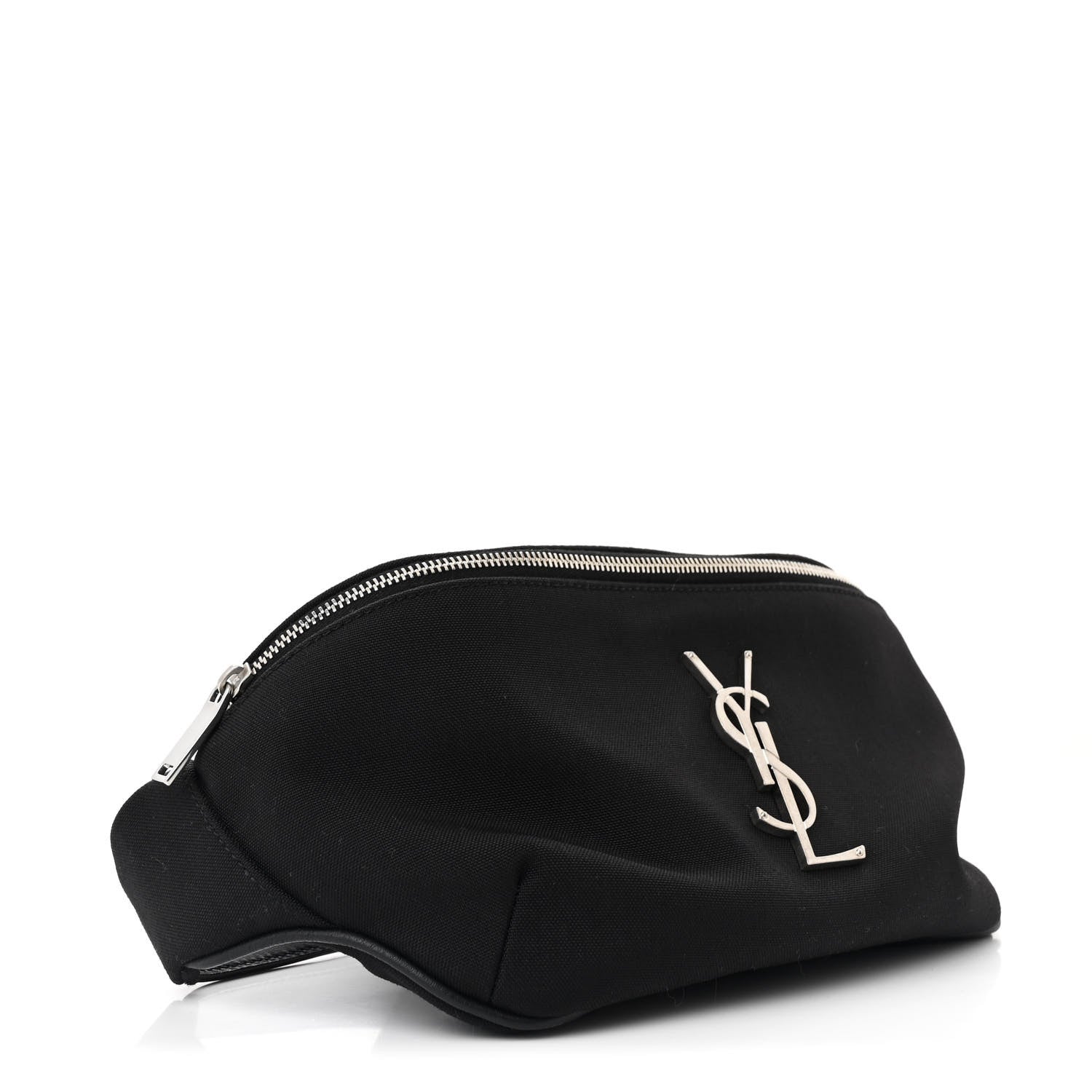Saint Laurent Canvas Monogram Belt Bag Black 4 of 12