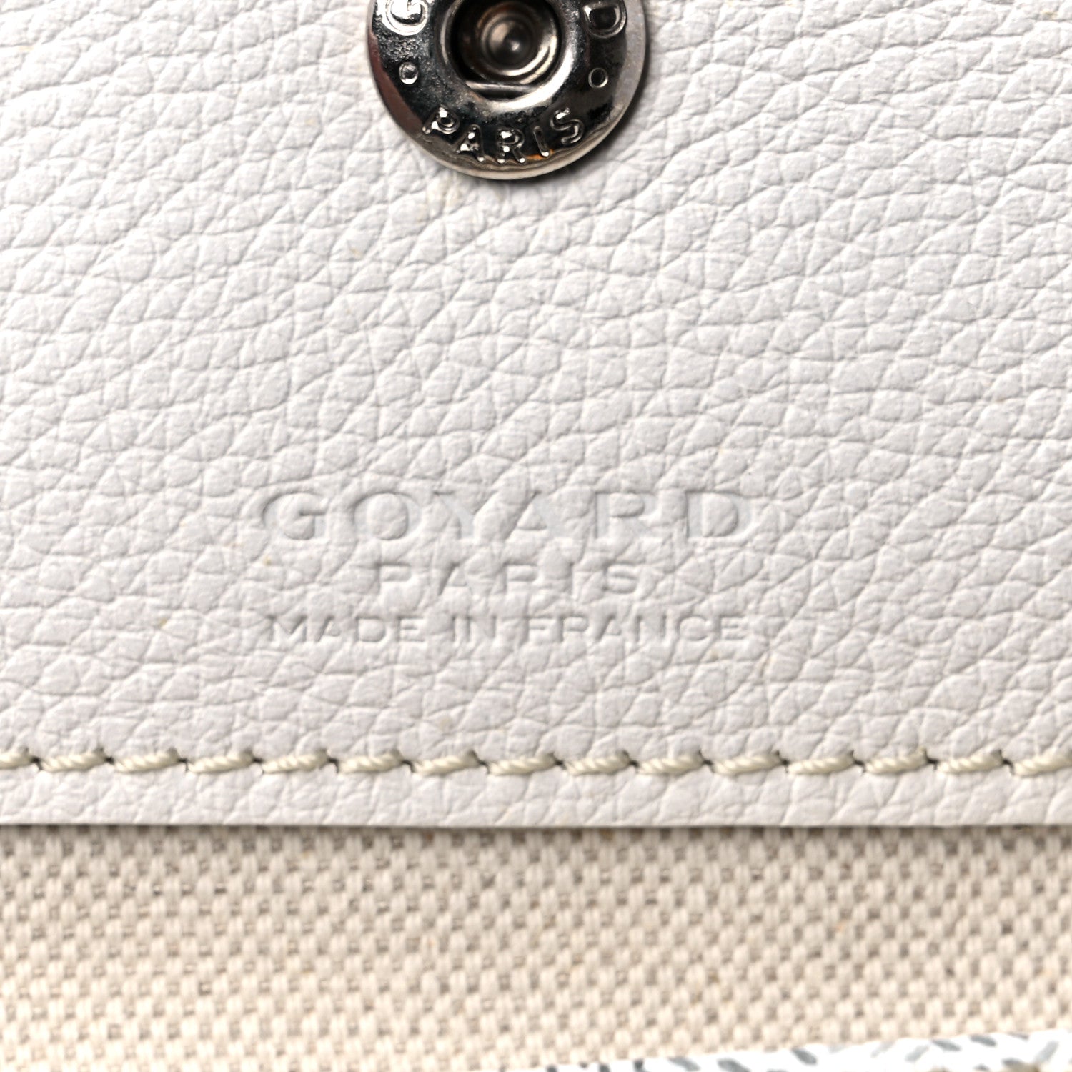 Goyard Goyardine Saint Louis GM White 7 of 10