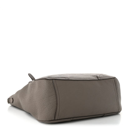 Prada Vitello Daino Large Tote Bag Clay Grey 4 of 9