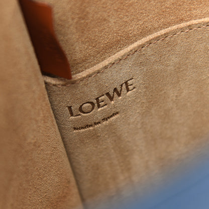 Loewe Calfskin Gate Bucket Bag Steel Blue 6 of 9