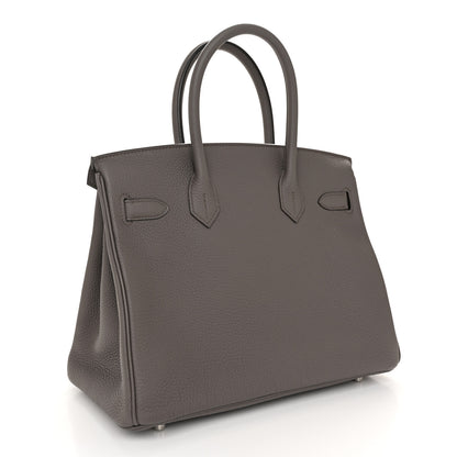 Hermes Togo Birkin 30 Etain 3 of 13
